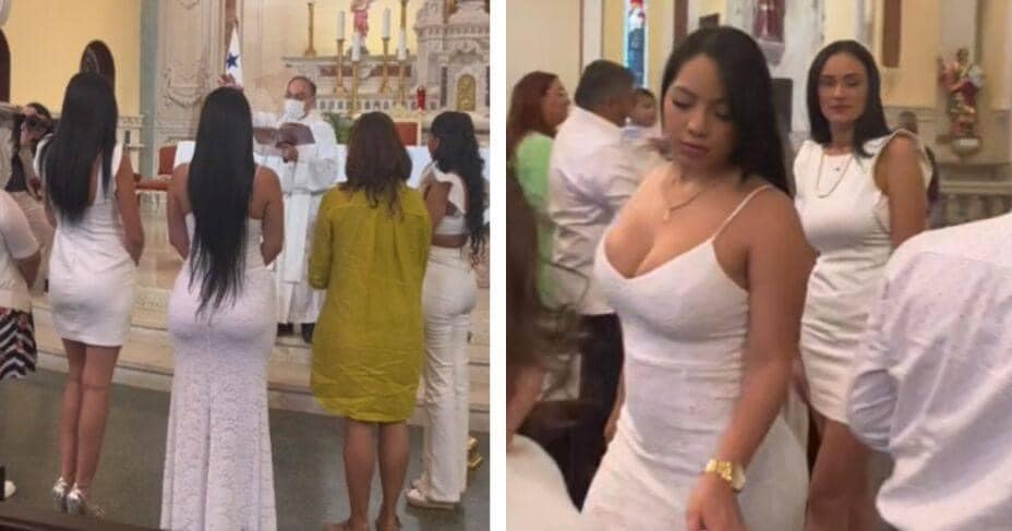 ¡Tu que opinas! TODO por su vestido; Tunden a mujer por llevar vestido “revelador” al bautizo de su hijo