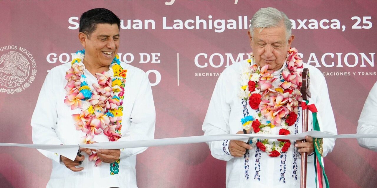 Oaxaca con tasas de actividad económica por arriba  del 10% y reduce pobreza 3.2%, afirma Jara ante AMLO